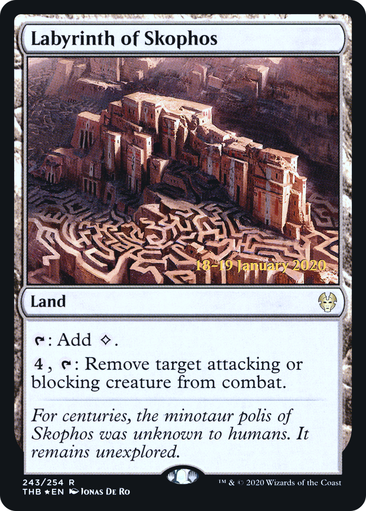 Labyrinth of Skophos (243s) Foil - Theros Beyond Death Promos