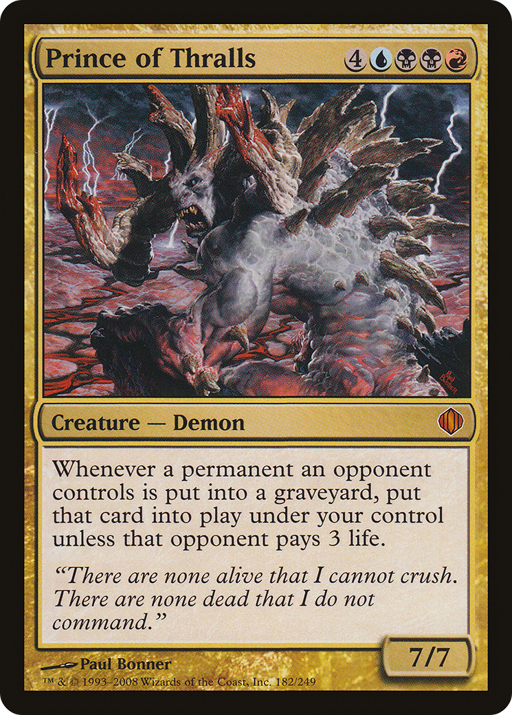 Prince of Thralls (182) Foil - Shards of Alara