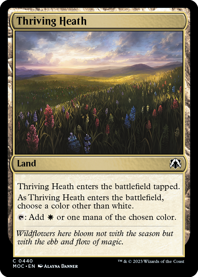 Thriving Heath [March of the Machine Commander] | Silver Goblin