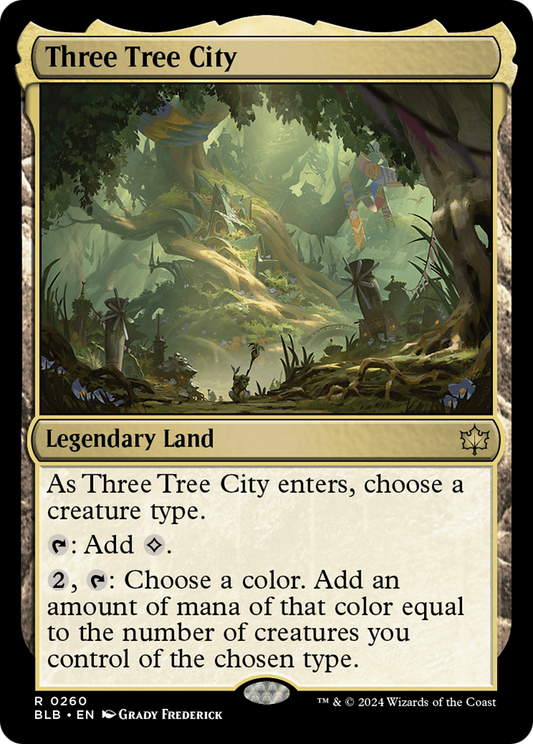 Three Tree City [Bloomburrow] Foil