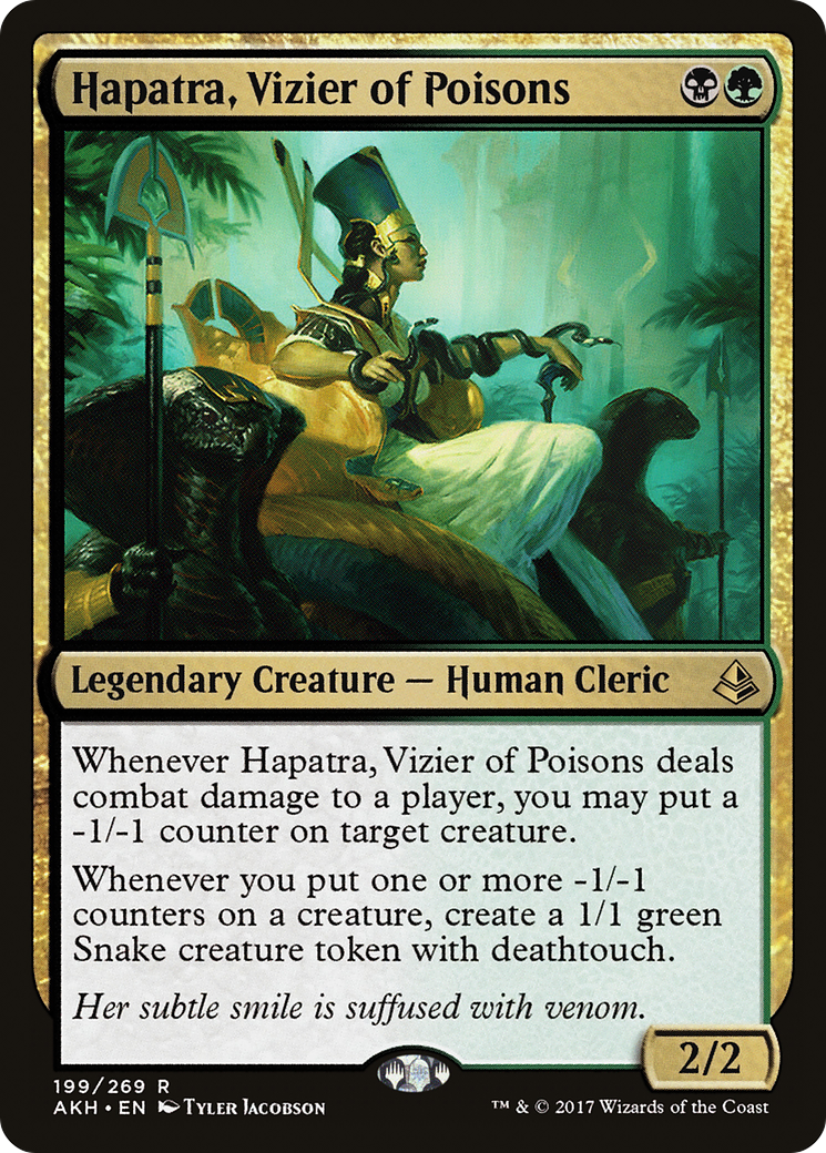 Hapatra, Vizier of Poisons [Amonkhet] | Silver Goblin