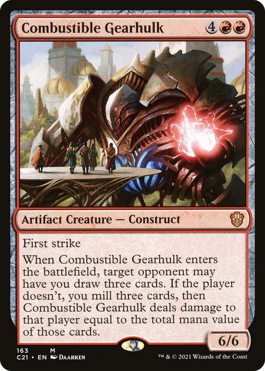 Combustible Gearhulk (163) - Commander 2021