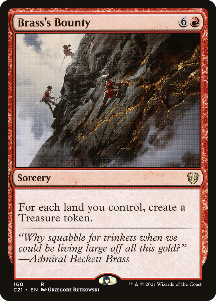 Brass's Bounty (160) - Commander 2021