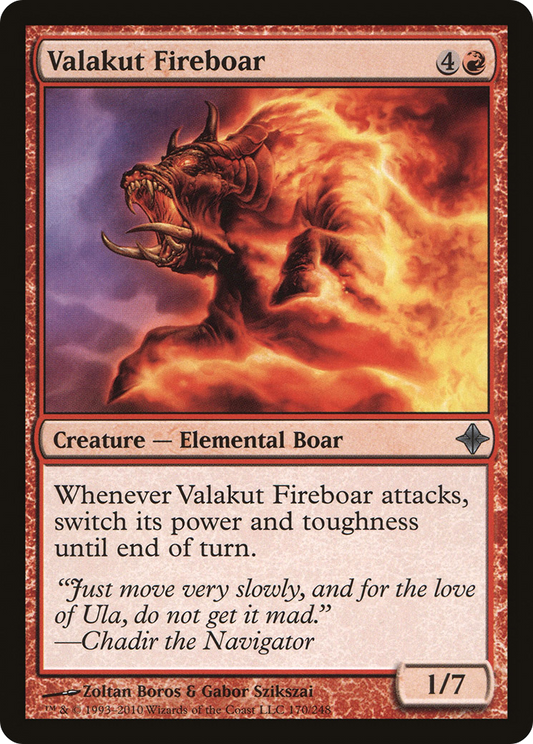 Valakut Fireboar [Rise of the Eldrazi] Foil