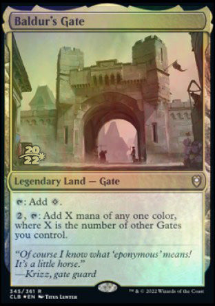 Baldur's Gate [Commander Legends: Battle for Baldur's Gate Prerelease Promos] | Silver Goblin