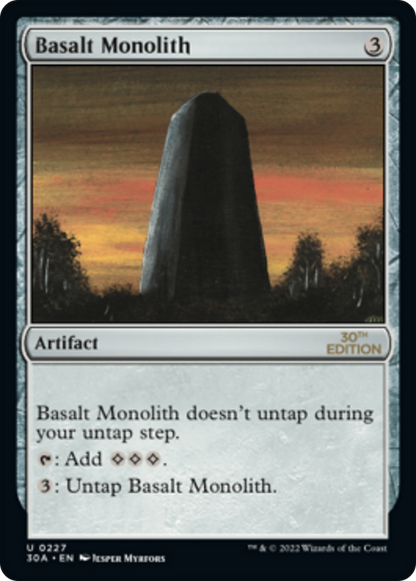 Basalt Monolith (227) - 30th Anniversary Edition