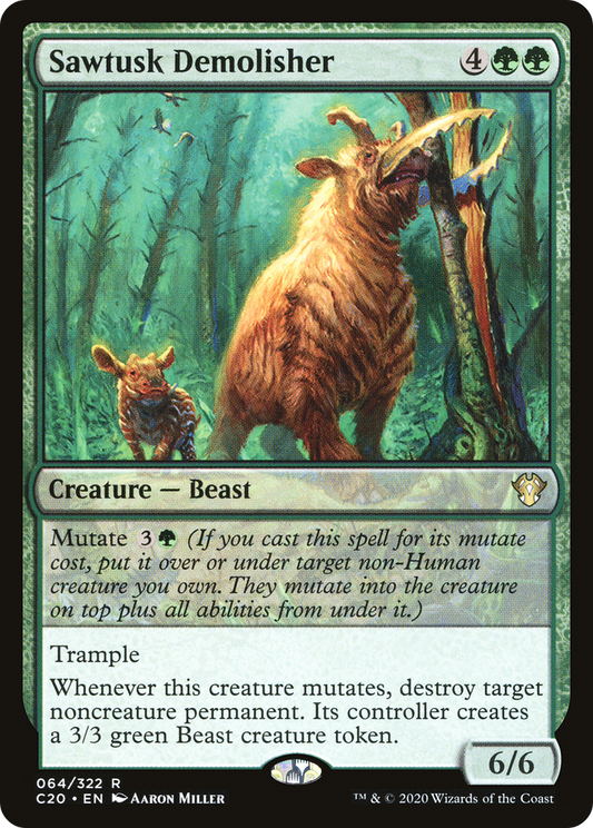 Sawtusk Demolisher (064) - Commander 2020