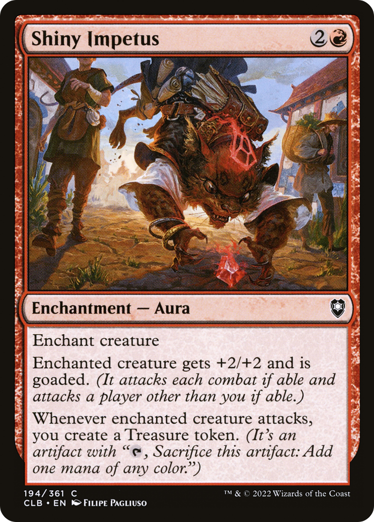 Shiny Impetus (194) Foil - Commander Legends: Battle for Baldur's Gate