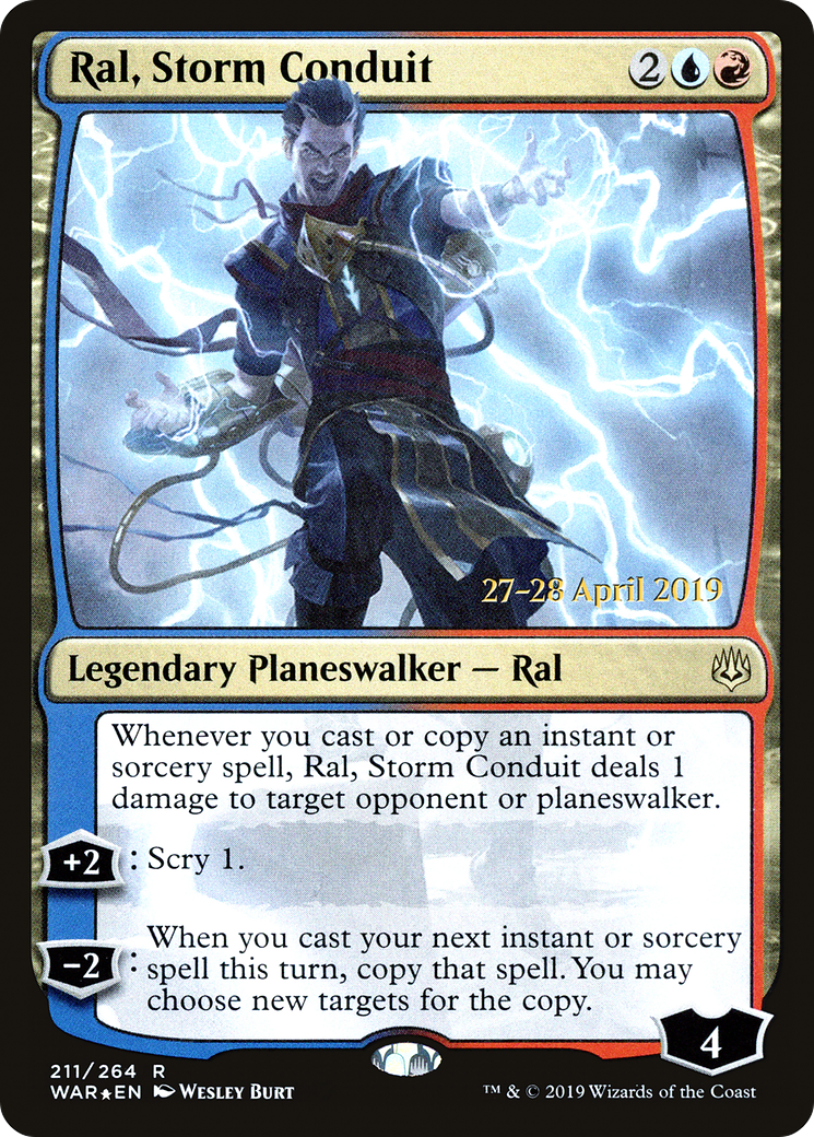 Ral, Storm Conduit (211s) Foil - War of the Spark Promos