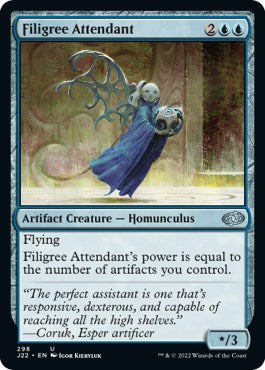 Filigree Attendant [Jumpstart 2022] | Silver Goblin