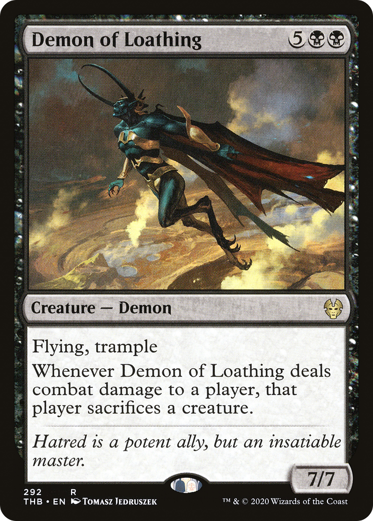 Demon of Loathing (292) Foil - Theros Beyond Death