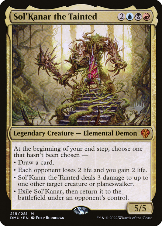 Sol'Kanar the Tainted (Promo Pack) [Dominaria United Promos] Foil