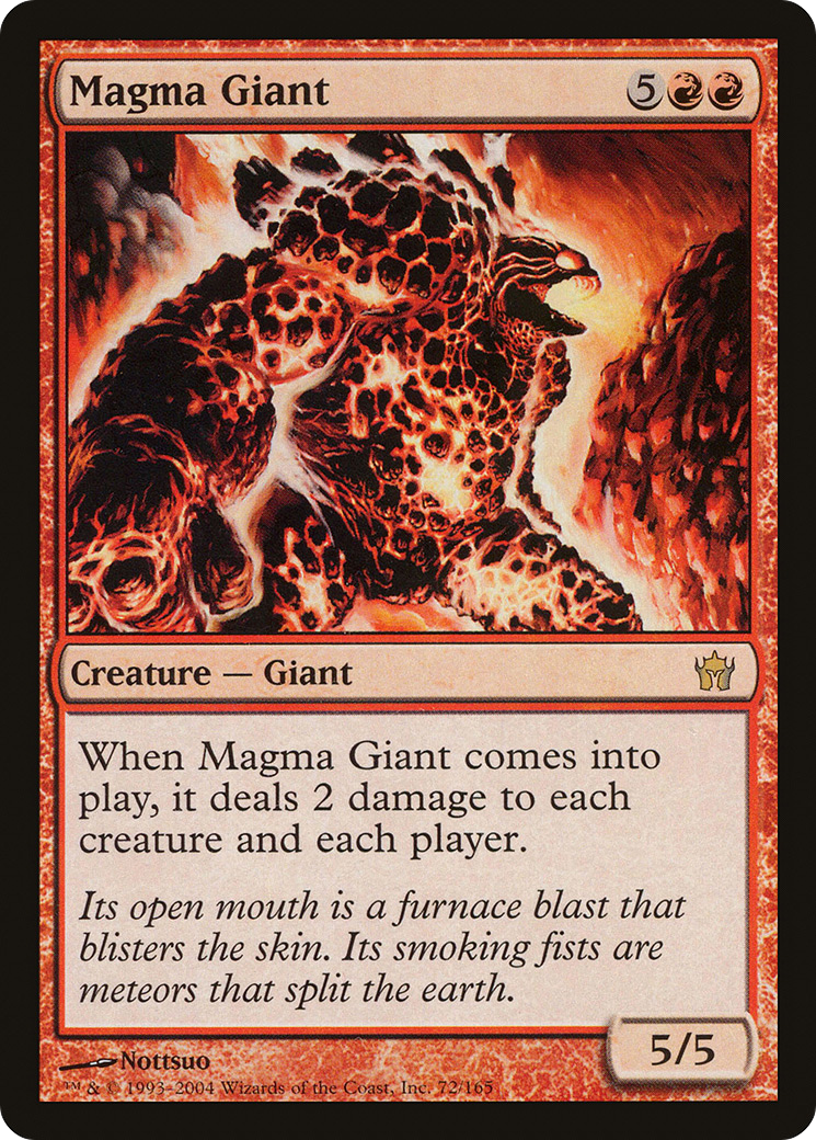 Magma Giant (072) - Fifth Dawn