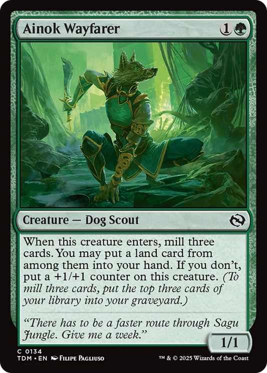 Ainok Wayfarer (134) Foil - Tarkir: Dragonstorm