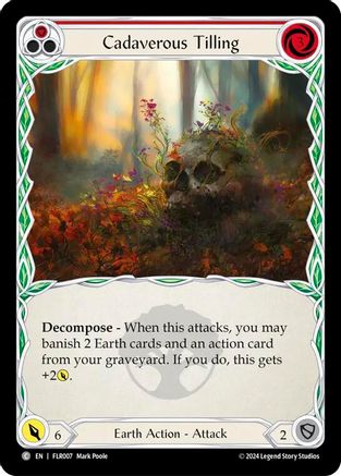 Cadaverous Tilling (Red) (FLR007) - Blitz Deck: Rosetta - Florian