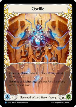 Oscilio (OSC001) Rainbow Foil - Blitz Deck: Rosetta - Oscilio