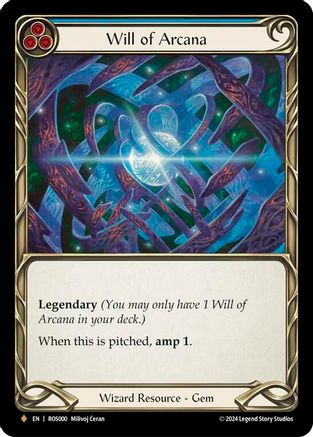 Will of Arcana (Cold Foil) (ROS000) Cold Foil - Rosetta