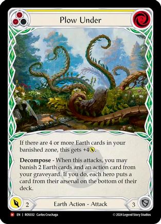 Plow Under (ROS032) Rainbow Foil - Rosetta