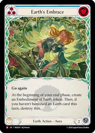 Earth's Embrace (ROS034) Rainbow Foil - Rosetta