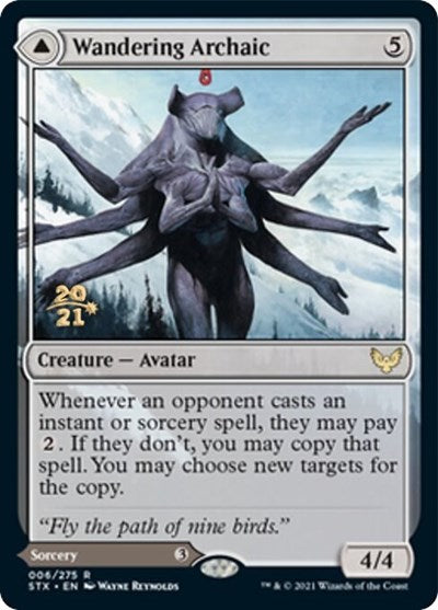 Wandering Archaic (006) Foil - Strixhaven: School of Mages Promos