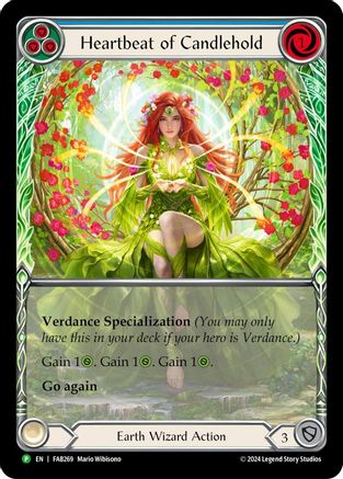 Heartbeat of Candlehold (Extended Art) (FAB269) Rainbow Foil - FaB Promos