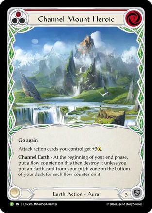 Channel Mount Heroic (LGS306) Cold Foil - FaB Promos