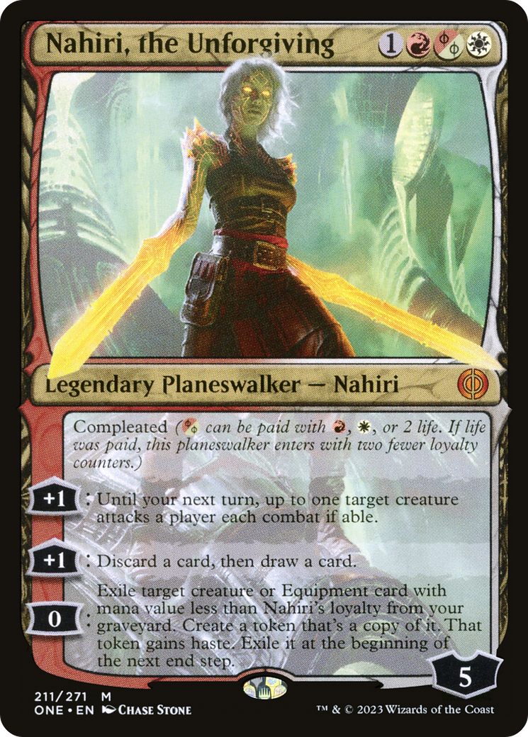 Nahiri, the Unforgiving (211) - Phyrexia: All Will Be One
