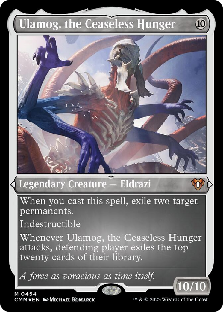 Ulamog, the Ceaseless Hunger (Foil Etched) [Commander Masters] | Silver Goblin