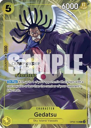 Gedatsu (Championship 2024 Finalist Card Set) [One Piece Promotion Cards] | Silver Goblin