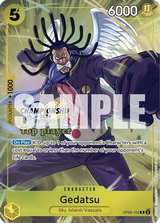 Gedatsu (Championship 2024 Top Player Pack) [One Piece Promotion Cards] | Silver Goblin