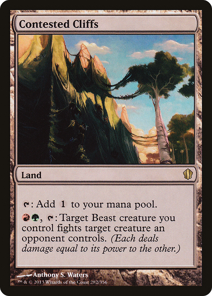 Contested Cliffs (282) - Commander 2013