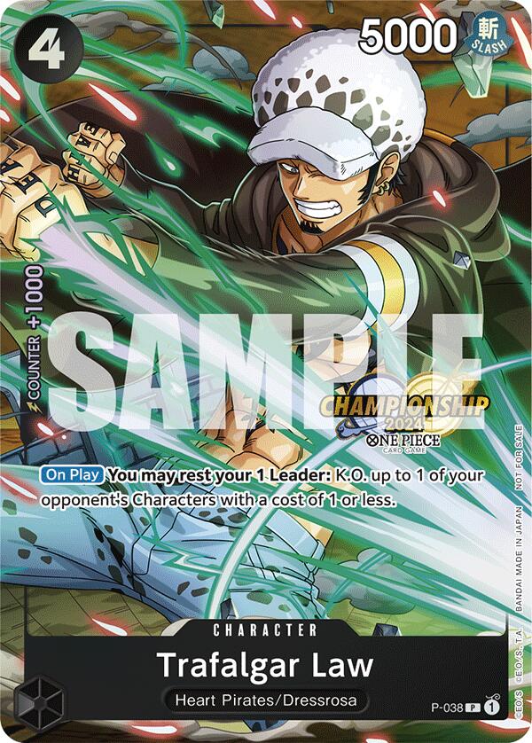 Trafalgar Law (P-038) (CS 2024 Event Pack) [One Piece Promotion Cards] | Silver Goblin