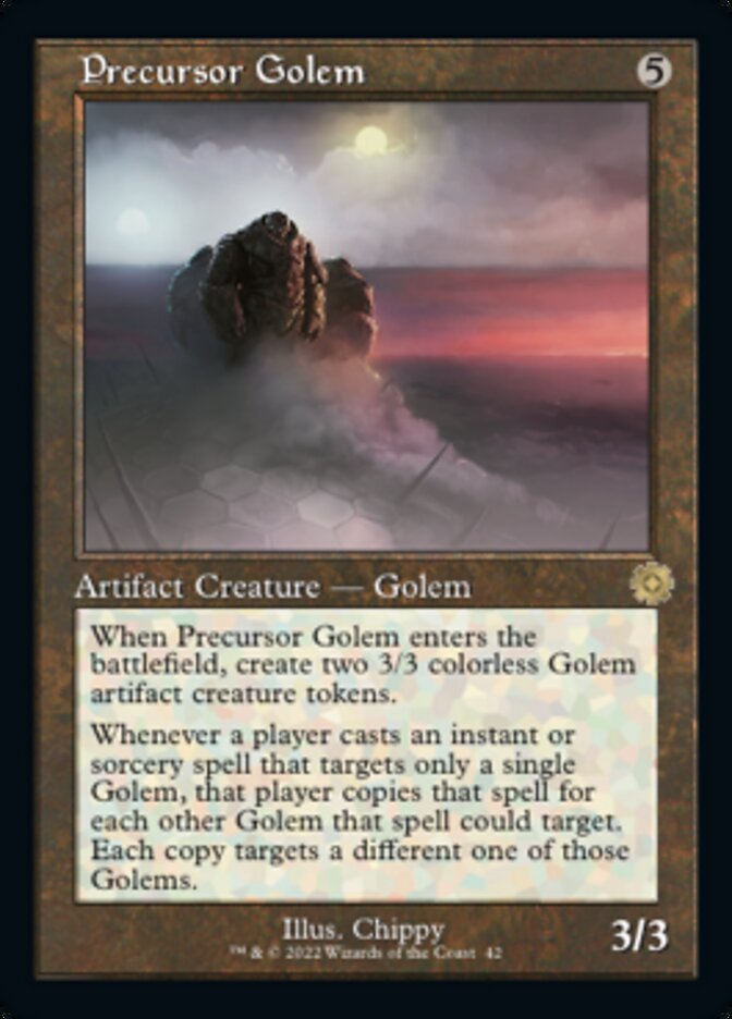 Precursor Golem (Retro) [The Brothers' War Retro Artifacts] | Silver Goblin