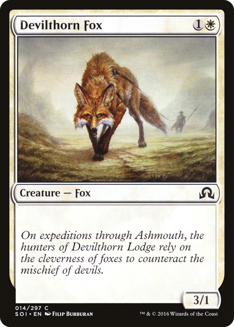 Devilthorn Fox (014) - Shadows over Innistrad