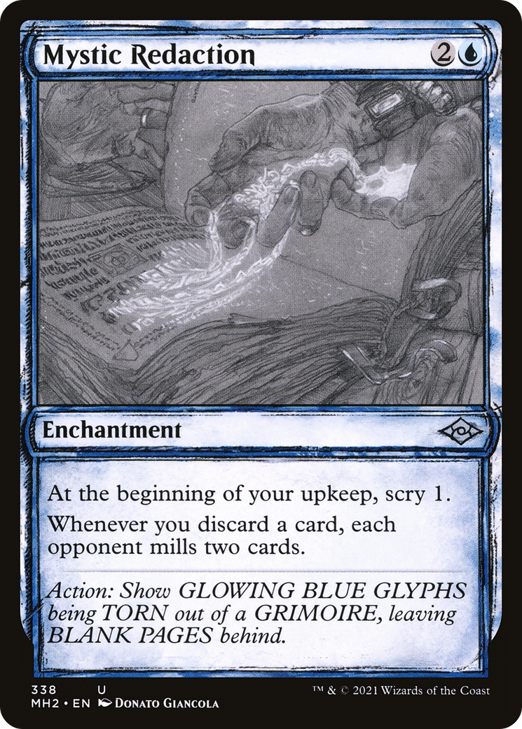 Mystic Redaction (Showcase) (338) - Modern Horizons 2