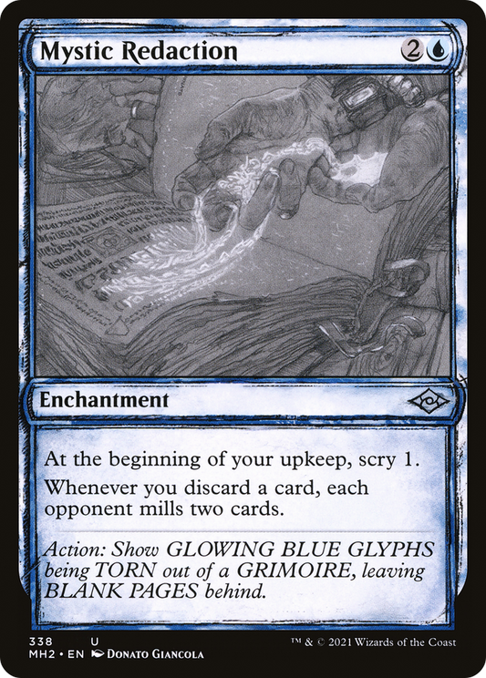 Mystic Redaction (Showcase) (338) - Modern Horizons 2