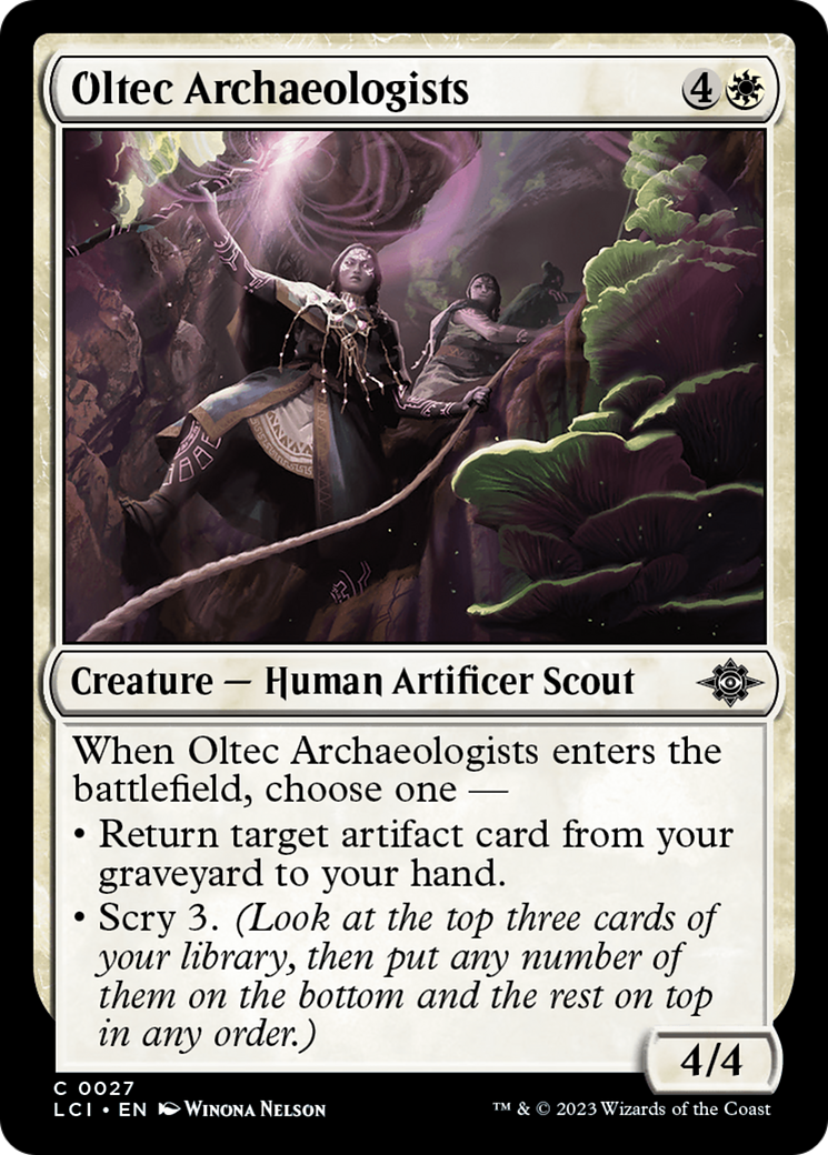Oltec Archaeologists (027) Foil - The Lost Caverns of Ixalan