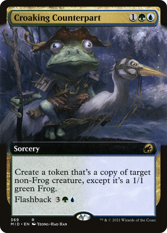 Croaking Counterpart (Extended Art) (369) - Innistrad: Midnight Hunt