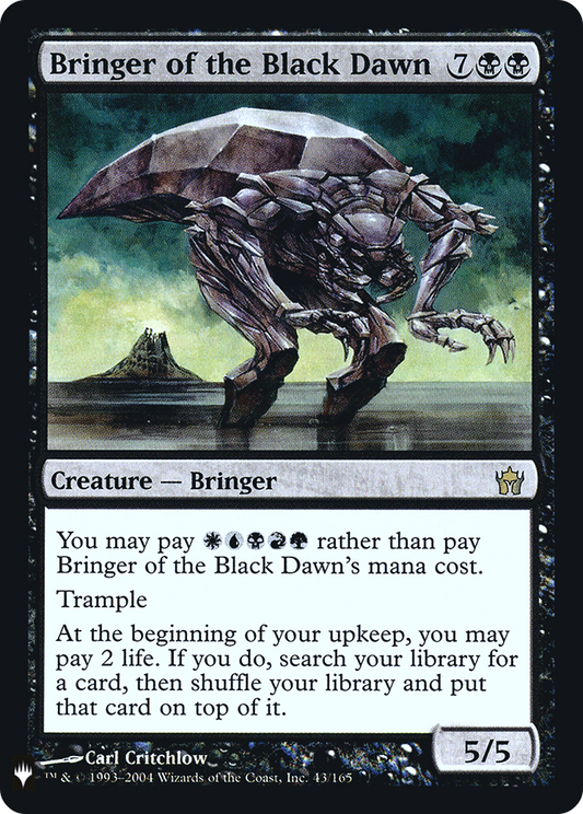 Bringer of the Black Dawn (5DN-43) Foil - The List