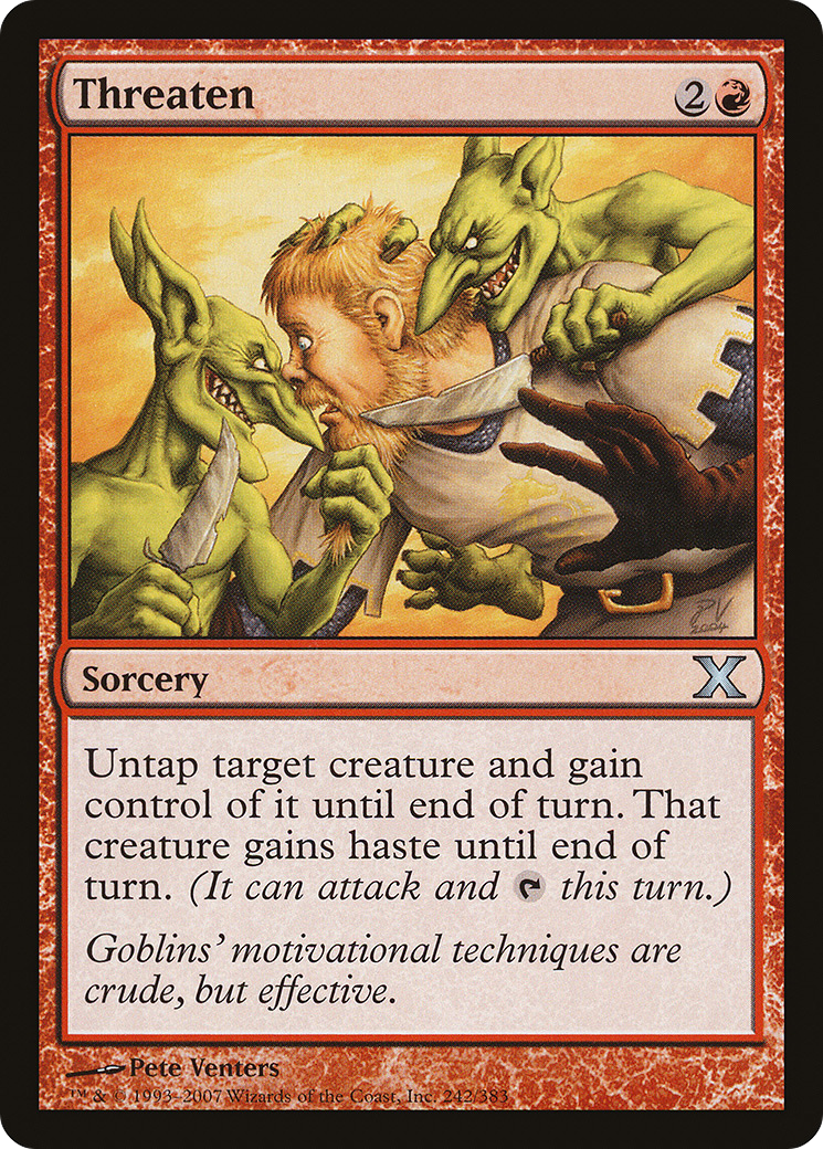 Threaten (242) - Tenth Edition