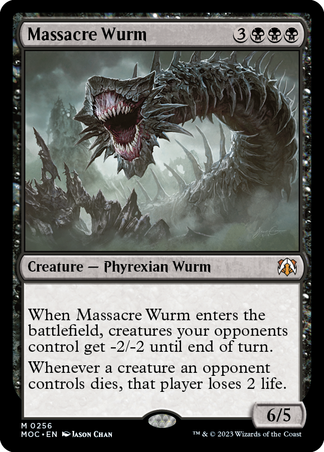 Massacre Wurm [March of the Machine Commander] | Silver Goblin
