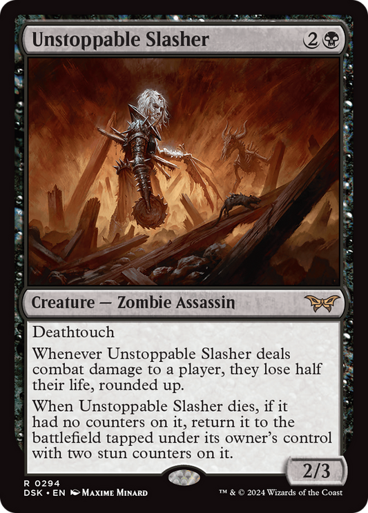 Unstoppable Slasher (0294) [Duskmourn: House of Horror] Foil