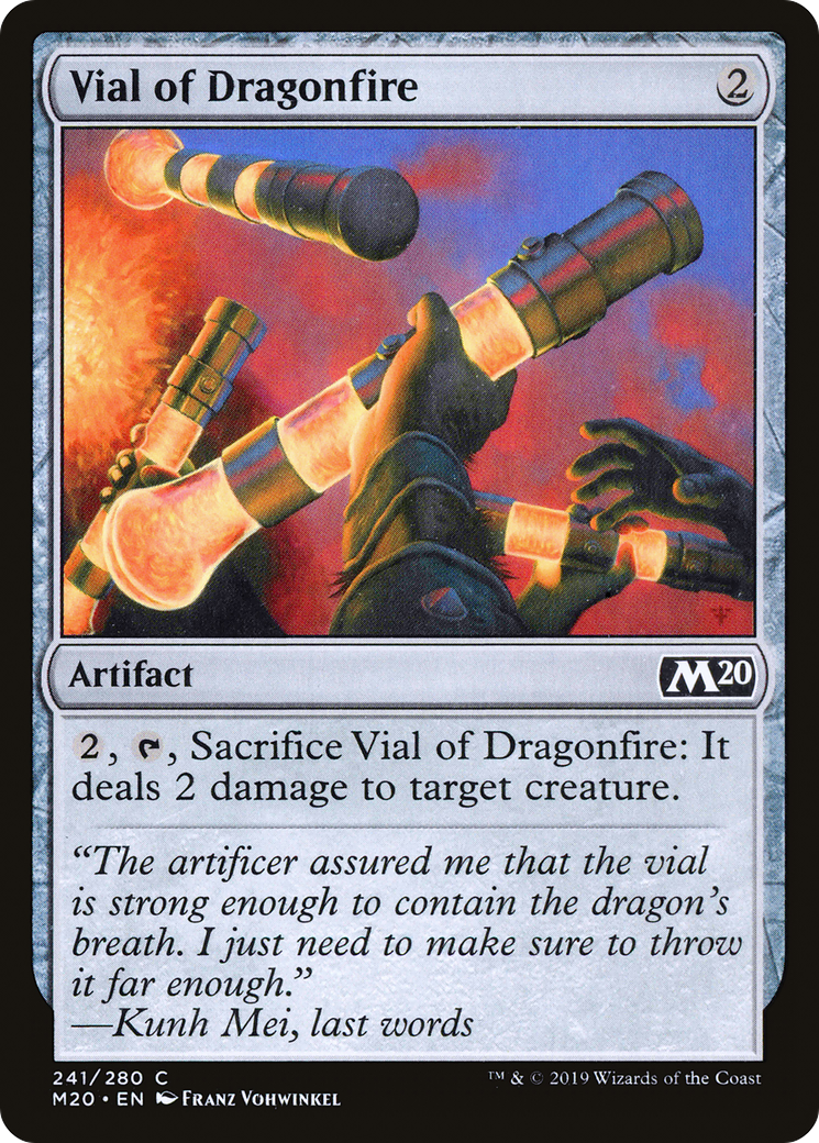 Vial of Dragonfire [Core Set 2020] Foil