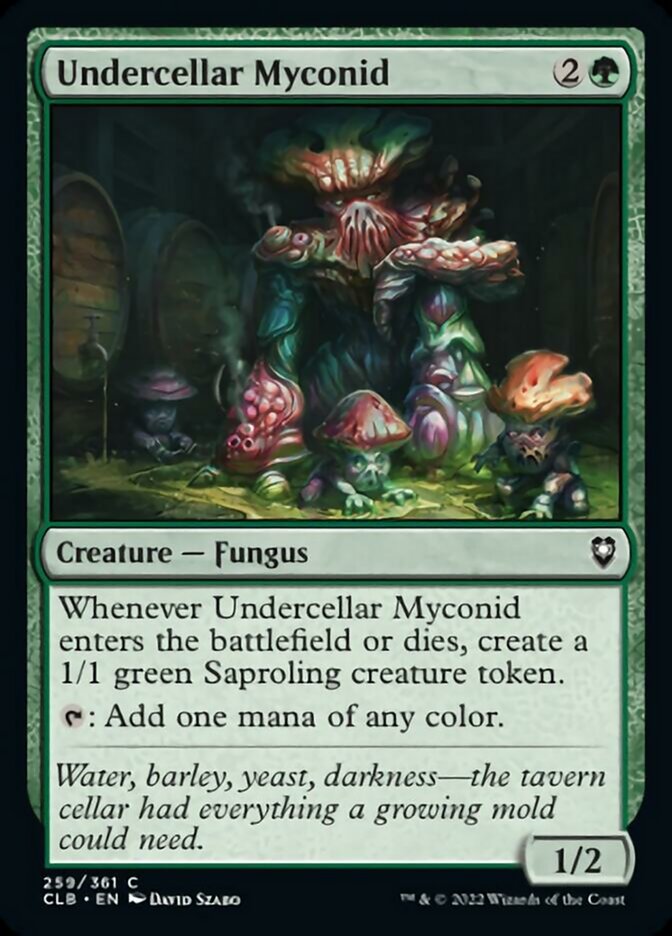 Undercellar Myconid [Commander Legends: Battle for Baldur's Gate] | Silver Goblin