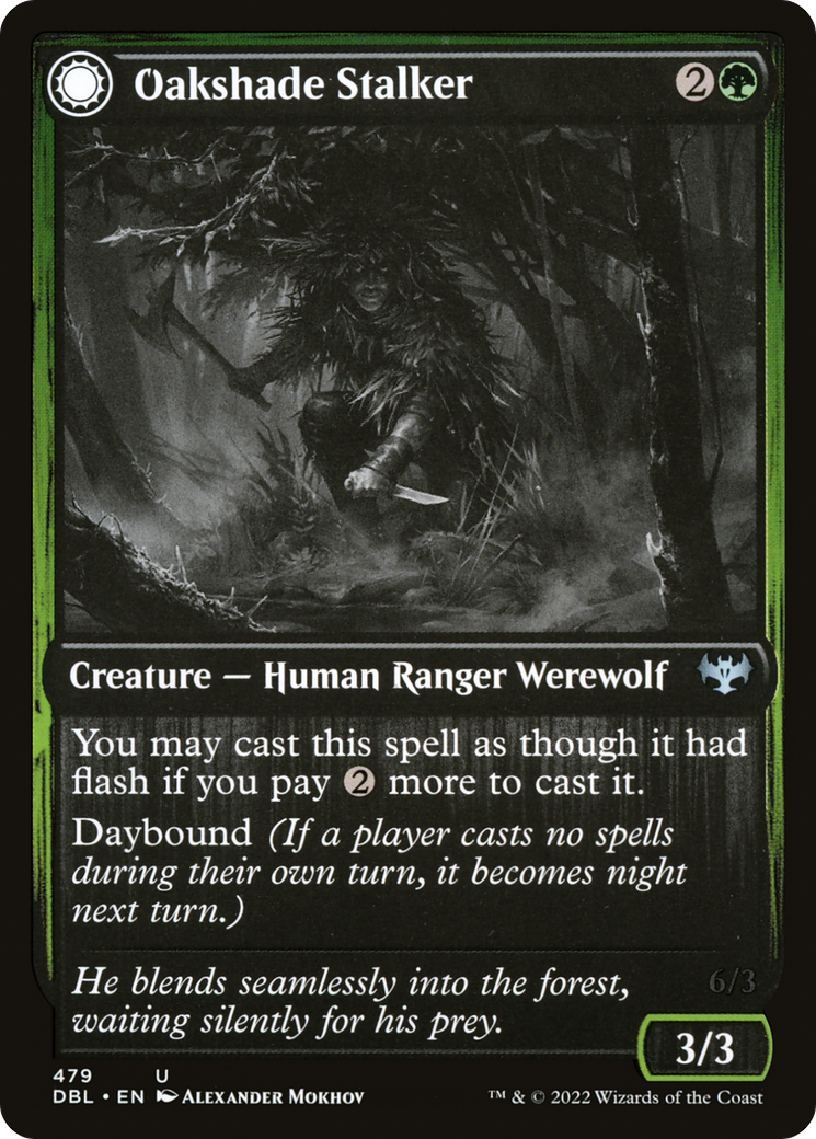 Oakshade Stalker (479) Foil - Innistrad: Double Feature