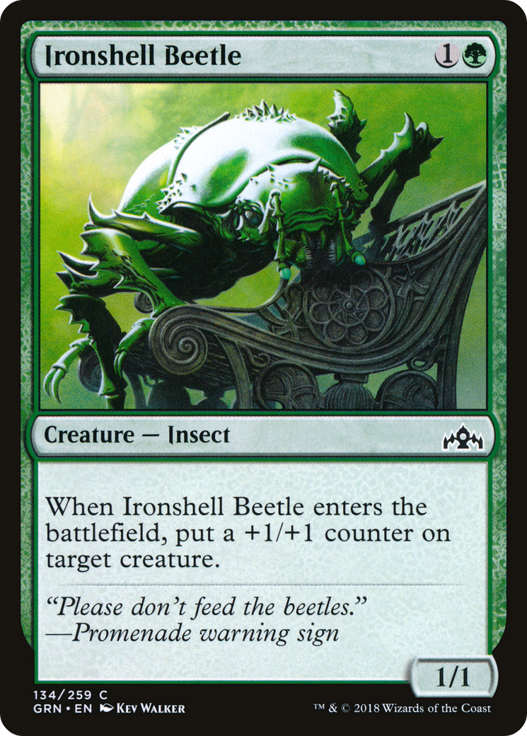 Ironshell Beetle (134) - Guilds of Ravnica