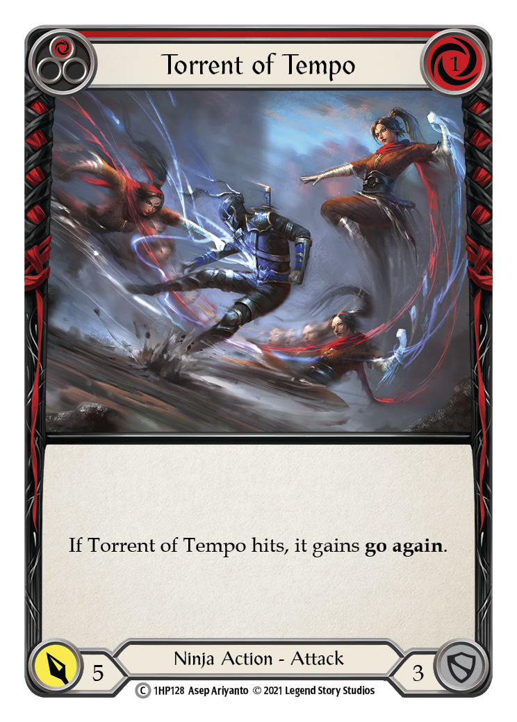 Torrent of Tempo (Red) [1HP128] (History Pack 1) | Silver Goblin
