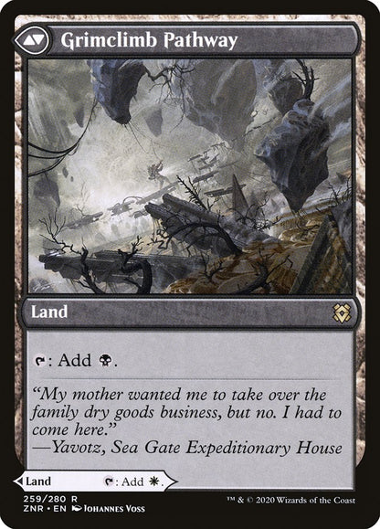 Brightclimb Pathway // Grimclimb Pathway (259) Foil - Zendikar Rising
