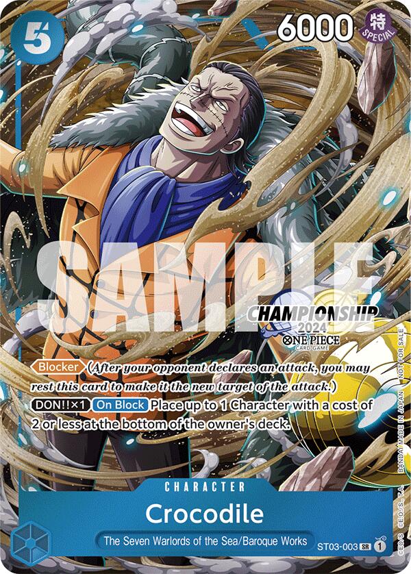 Crocodile (CS 2024 Celebration Pack) [One Piece Promotion Cards] | Silver Goblin