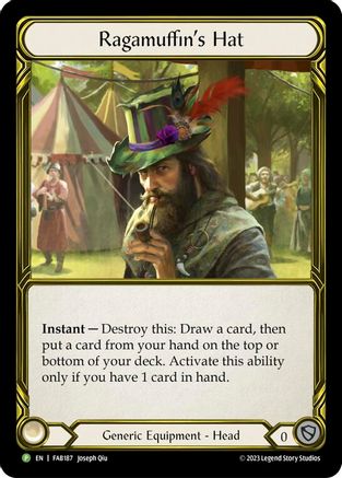 Ragamuffin's Hat (FAB187) Cold Foil - FaB Promos